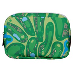 Golf Course Par Golf Course Green Make Up Pouch (small) by Cowasu