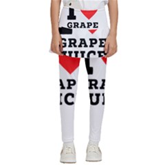 I Love Grape Juice Kids  Skirted Pants by ilovewhateva