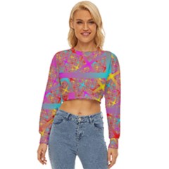 Geometric Abstract Colorful Lightweight Long Sleeve Sweatshirt by Bangk1t