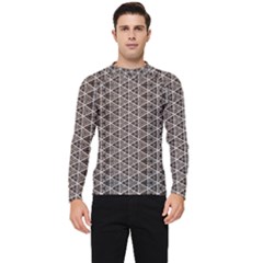 Structure Pattern Texture Hive Men s Long Sleeve Rash Guard by Bangk1t