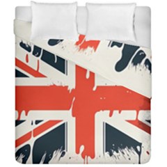 Union Jack England Uk United Kingdom London Duvet Cover Double Side (california King Size) by Bangk1t