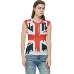 Union Jack England Uk United Kingdom London Women s Raglan Cap Sleeve Tee by Bangk1t