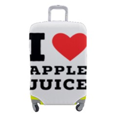 I Love Apple Juice Luggage Cover (small) by ilovewhateva