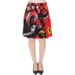 Carlos Sainz Velvet High Waist Skirt by Boster123