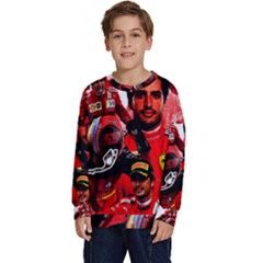 Carlos Sainz Kids  Long Sleeve Jersey by Boster123