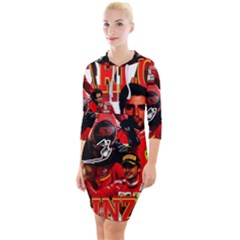 Carlos Sainz Quarter Sleeve Hood Bodycon Dress by Boster123