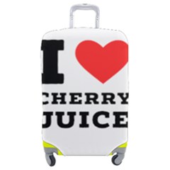 I Love Cherry Juice Luggage Cover (medium) by ilovewhateva