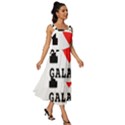 I love galao coffee Square Neckline Tiered Midi Dress View3