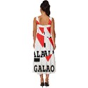 I love galao coffee Square Neckline Tiered Midi Dress View4