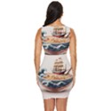 Noodles Pirate Chinese Food Food Draped Bodycon Dress View4