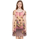 Cookies Valentine Heart Holiday Gift Love Inside Out Cap Sleeve Dress View3