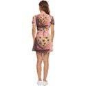 Cookies Valentine Heart Holiday Gift Love V-Neck High Waist Chiffon Mini Dress View4