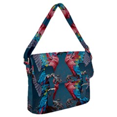 Birds Parrots Love Ornithology Species Fauna Buckle Messenger Bag by Ndabl3x