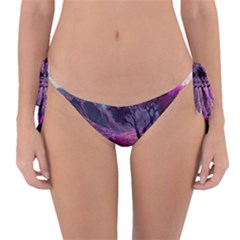 Landscape Painting Purple Tree Reversible Bikini Bottoms by Ndabl3x