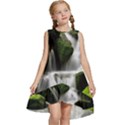 Waterfall Moss Korea Mountain Valley Green Forest Kids  Frill Swing Dress View1