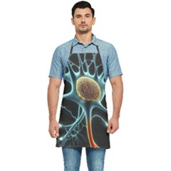 Organism Neon Science Kitchen Apron by Ndabl3x