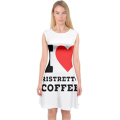 I Love Ristretto Coffee Capsleeve Midi Dress by ilovewhateva