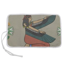 Egyptian Woman Wing Pen Storage Case (m) by Wav3s