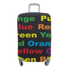 Red-yellow-blue-green-purple Luggage Cover (small) by Wav3s