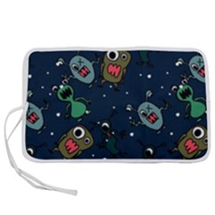 Monster-alien-pattern-seamless-background Pen Storage Case (m) by Wav3s