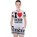 I love iced coffee Women s Tee and Shorts Set View1