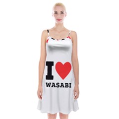 I Love Wasabi Spaghetti Strap Velvet Dress by ilovewhateva