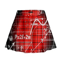 Geometry Mathematics Cube Mini Flare Skirt by Ndabl3x