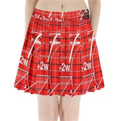 Geometry Mathematics Cube Pleated Mini Skirt by Ndabl3x