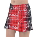 Geometry Mathematics Cube Classic Tennis Skirt View1