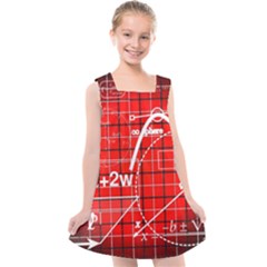 Geometry Mathematics Cube Kids  Cross Back Dress by Ndabl3x