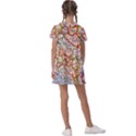 Map Europe Globe Countries States Kids  Asymmetric Collar Dress View2