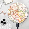 Map Europe Globe Countries States Wireless Fast Charger(White) View1