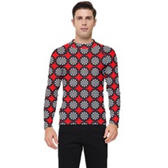 Dart Board Target Game Men s Long Sleeve Rash Guard by Ndabl3x