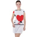 I love watermelon  Drawstring Hooded Dress View1