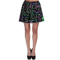 Math-linear-mathematics-education-circle-background Skater Skirt by Vaneshart