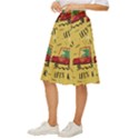 Childish-seamless-pattern-with-dino-driver Classic Short Skirt View2