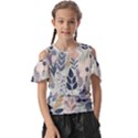 Flower Floral Pastel Kids  Butterfly Cutout Tee View1