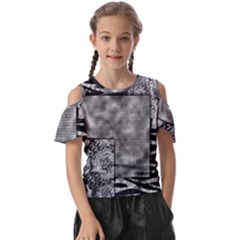 Background Pattern Geometric Design Kids  Butterfly Cutout Tee by Vaneshop