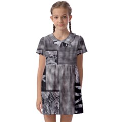 Background Pattern Geometric Design Kids  Asymmetric Collar Dress by Vaneshop