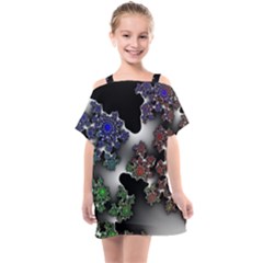 Piece Graphic Kids  One Piece Chiffon Dress by Vaneshop