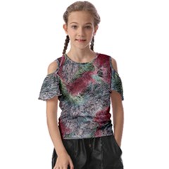 Design Pattern Scarf Gradient Kids  Butterfly Cutout Tee by Vaneshop