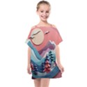 Paper Art Pastel Kids  One Piece Chiffon Dress View1