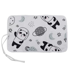 Panda Floating In Space And Star Pen Storage Case (s) by Wav3s