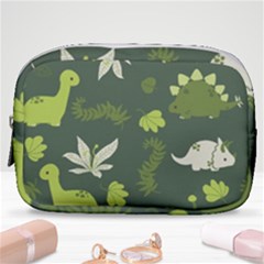 Cute Dinosaur Pattern Make Up Pouch (small) by Wav3s