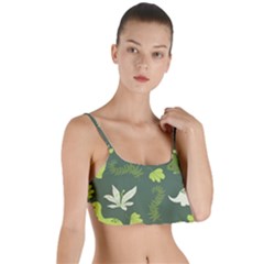 Cute Dinosaur Pattern Layered Top Bikini Top  by Wav3s