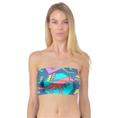 Dinosaur Pattern Bandeau Top by Wav3s