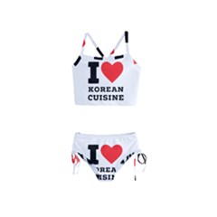 I Love Korean Cuisine Girls  Tankini Swimsuit by ilovewhateva