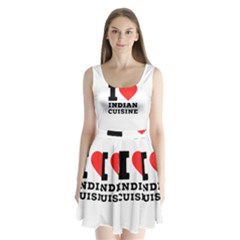 I Love Indian Cuisine Split Back Mini Dress  by ilovewhateva