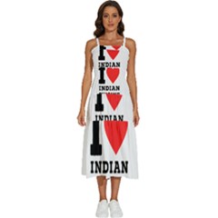 I Love Indian Cuisine Sleeveless Shoulder Straps Boho Dress by ilovewhateva