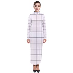 Mesh Turtleneck Maxi Dress by zhou